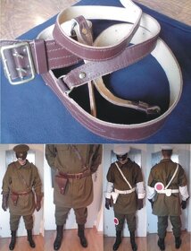 NOVÝ vojenský opasek pásek dohoda ČSLA VB SNB ČSSR AČR120cm