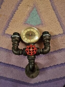 světlo industriální 2x E27 + hodiny