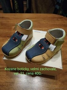 Dětské kožené sandále vel. 21 - TOP STAV