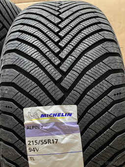 NOVÉ ZIMNÍ MICHELIN ALPIN7 215/55/17 94V XL DOT2024
