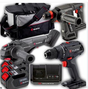 Triple set - sada nářadí Würth - M CUBE