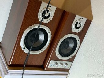 Repro Genius SP-HF 1255A, 40W, dřevěné