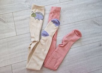 2 x nové punčocháče Tchibo, vel.122/128