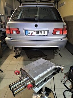 BMW 530D e39 Turbo Cat-Back nerezový výfukový systém