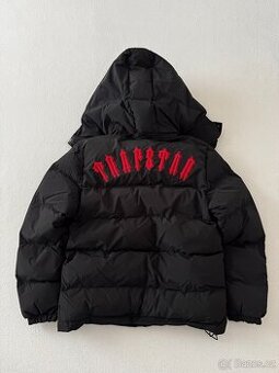 Trapstar Irongate detachable hooded puffer jacket bunda red