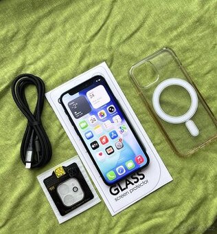 🍏 Apple Iphone 12 Mini 64GB BLUE 🍎 100% baterie 🔋 - 1