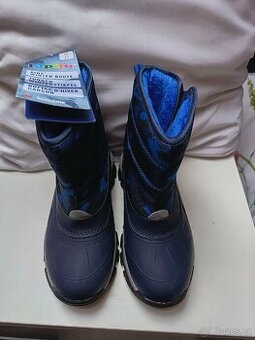 Zimní modré sněhule, vel. 29, Zn. Lupilu