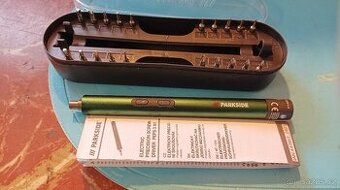 Nový Aku šroubovák Parkside s bity.