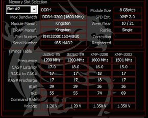 Kingston KHX3200C16D4/8GX 2x 8GB DDR4 3200MHz CL16