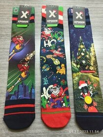Xpooos pánské ponožky 43-46 vánoční
