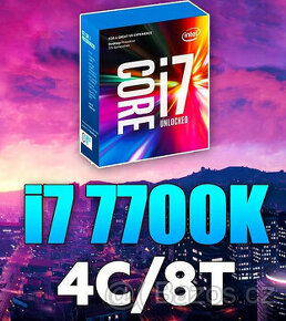 Intel Core i7-7700K, TURBO 4,5Ghz, socket 1151, otestovaný