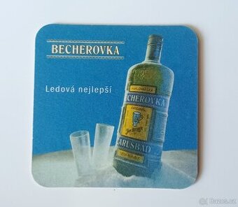 Pivní tácek Becherovka