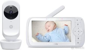 Nová Značková dětská chůvička Motorola, nejlepší cena - bílá