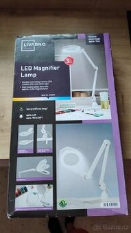 Led lampa s lupou na uchycení na stůl Livarno