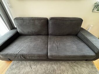 Sedačka IKEA šedomodrá 230x90 nerozkládací