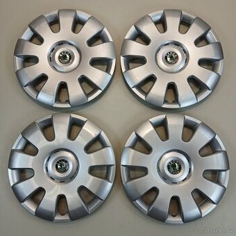 Poklice Škoda 15" 4ks