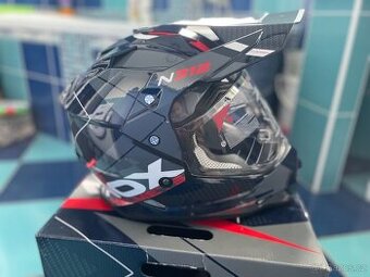 Nox helmets N 312 drone blue red - 1