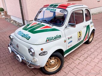 Fiat 500 Alitalia rallye design