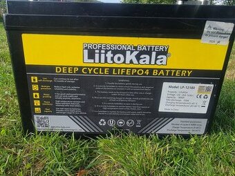 LiitoKala 180Ah LiFePO4 baterie 12,8V + USB-A BMS staří 1rok