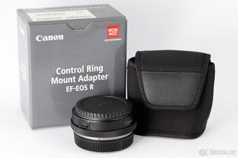 Prodám adaptér Canon EF – EOS-R s nastavovacím kroužkem