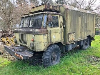 GAZ 66, radiovůz, čtyřkolka, vlastní elektrárna