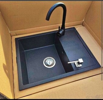 Granitový dřez s baterií NOVÝ