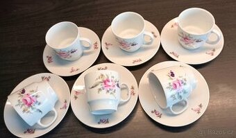 Prodám krásné hrníčky s podšálky