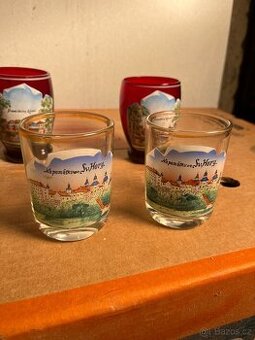 Původní Památeční skleničky– Fra. Lázně a Sv. Hora