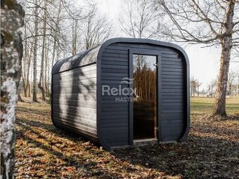 Zahradní finská sauna 4.5M CUBE s předsíní