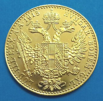 Zlatá investiční mince Vídeň František Josef I.