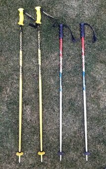 Lyžařské sjezdové hole 105cm a 120cm