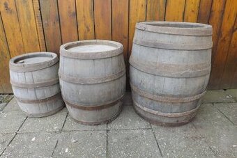 dřevěné sudy