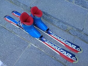 Dětské lyže 110cm +boty