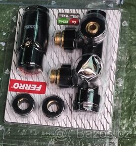 Designová ventilová sada pro koupelnové radiátory SP