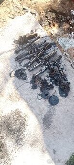 Hřídele Jawa pionýr motoru ozubené kola vše originál