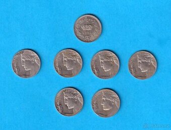 20 centesimi (7ks) - Itálie (před I.sv.válkou)