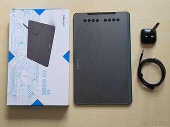 Grafický tablet XPPen Deco 01 v2 (TOP stav, Nevyužitý)