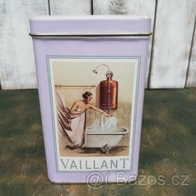 Plechová krabička s nostalgickým motivem. Vaillant - 1