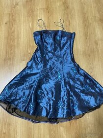 Společenské šaty modré - 1
