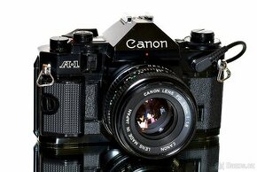 Canon A1 + DATA Back + FD 1,8/50mm TOP STAV - 1