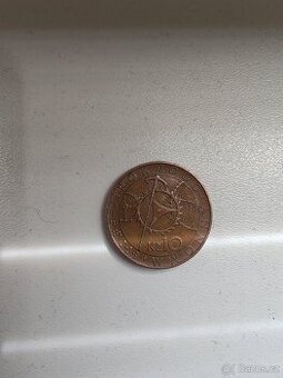 Pamětní mince 10 Kč wwonna rok 2000