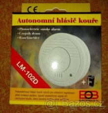 Autonomní hlásič kouře LM-102D fotoelektrický