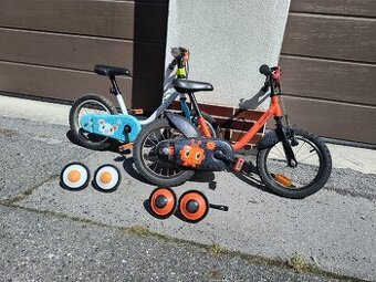 Dětské kolo už jen modro bílé