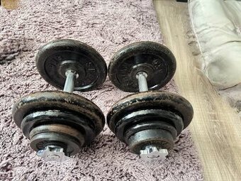 2x20kg jednorucni cinky