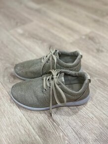 Dívčí zlaté tenisky vel. 37 stélka 23cm
