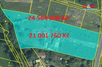 Prodej pozemku k bydlení, 7024 m², Štěnovice, ul. Čižická