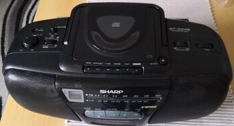 Rádio s cd+kazeta Sharp - 1