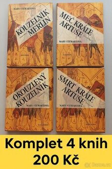 Artušovská tetralogie – Mary Stewartová – komplet 4 knih