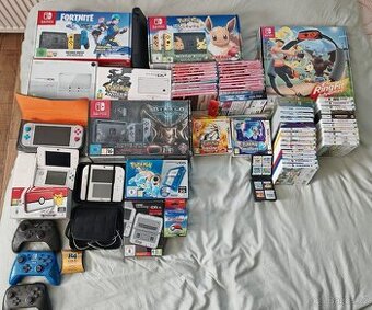 VELKÁ NINTENDO SBÍRKA (LIMITOVANÉ KONZOLE, HRY)