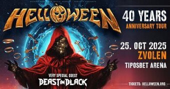 Podám 2 lístky na Helloween a Beast In Black
